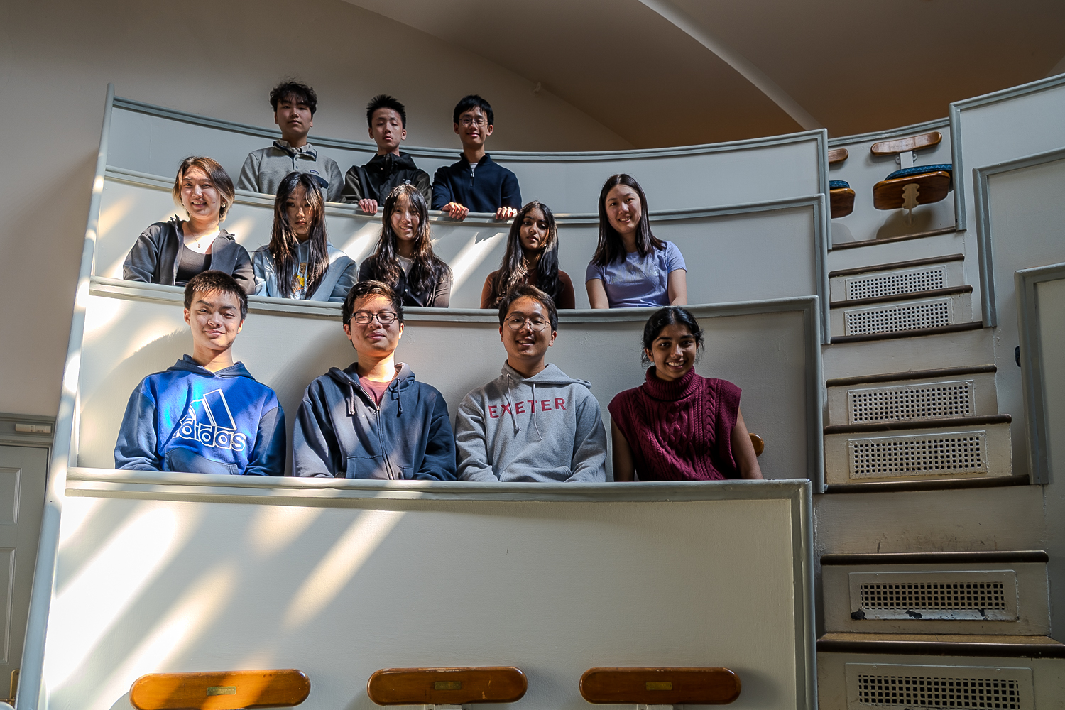 Students from the Genetics and Biotech Club at the Broad Institute